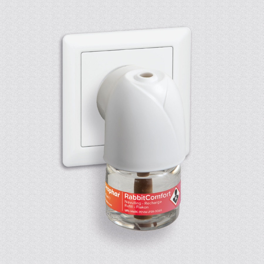 Difusor e refil Beaphar RabbitComfort para coelhos