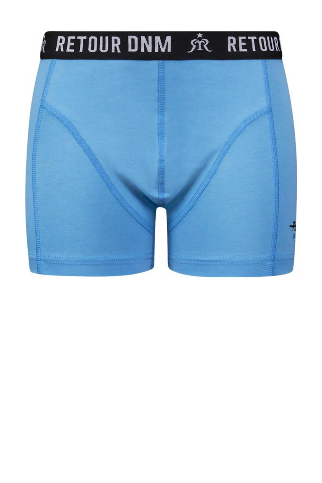 boxershort - set van 2 groen/lichtblauw