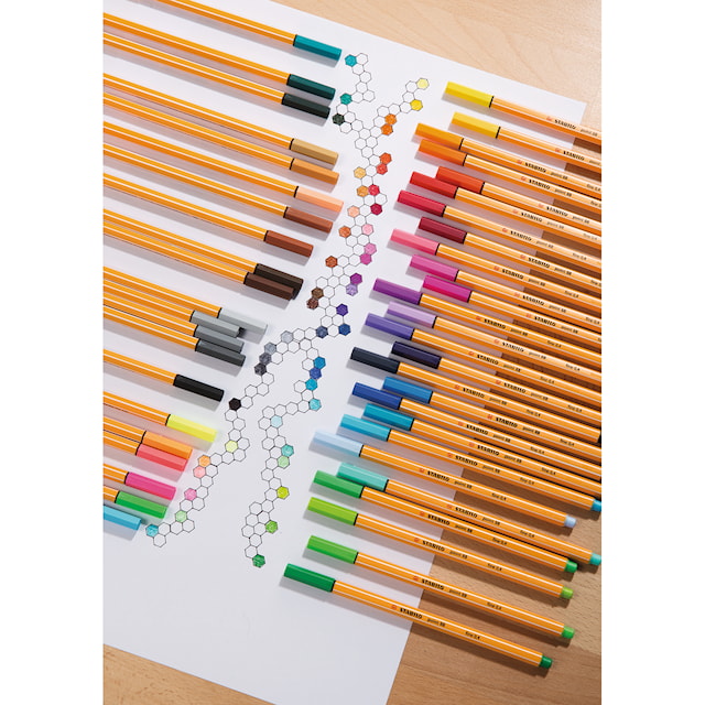 Tegnepenner Fineliner Point 88 Multi 25-pack Stabilo