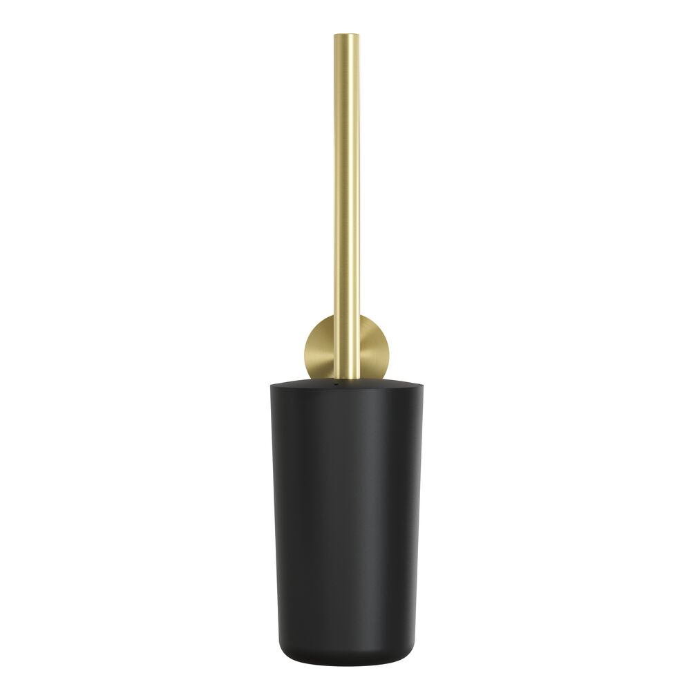 Geesa Opal toiletborstel met houder goud geborsteld
