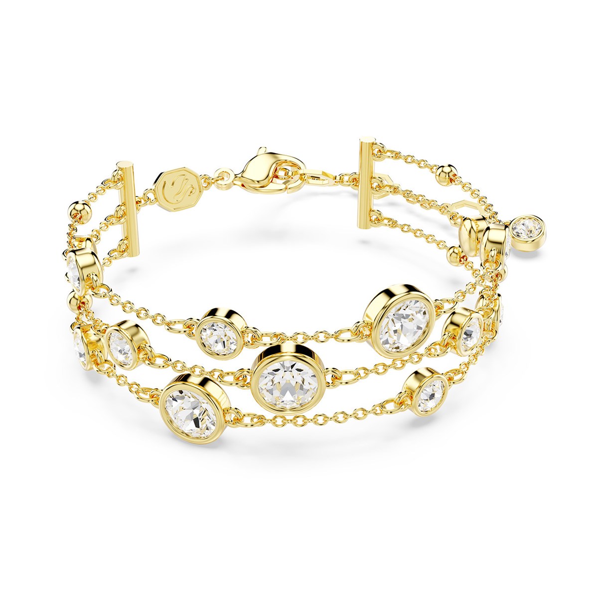 Bracelet Swarovski Imber large doré