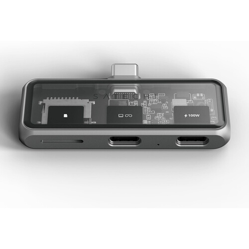 Station d'accueil PC portable Satechi Adaptateur XR Mobile avec Lecteur microSD Space Gray