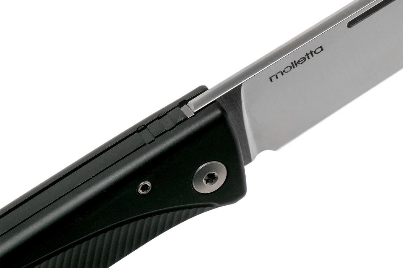 LionSteel Thrill black aluminum integral slipjoint zakmes