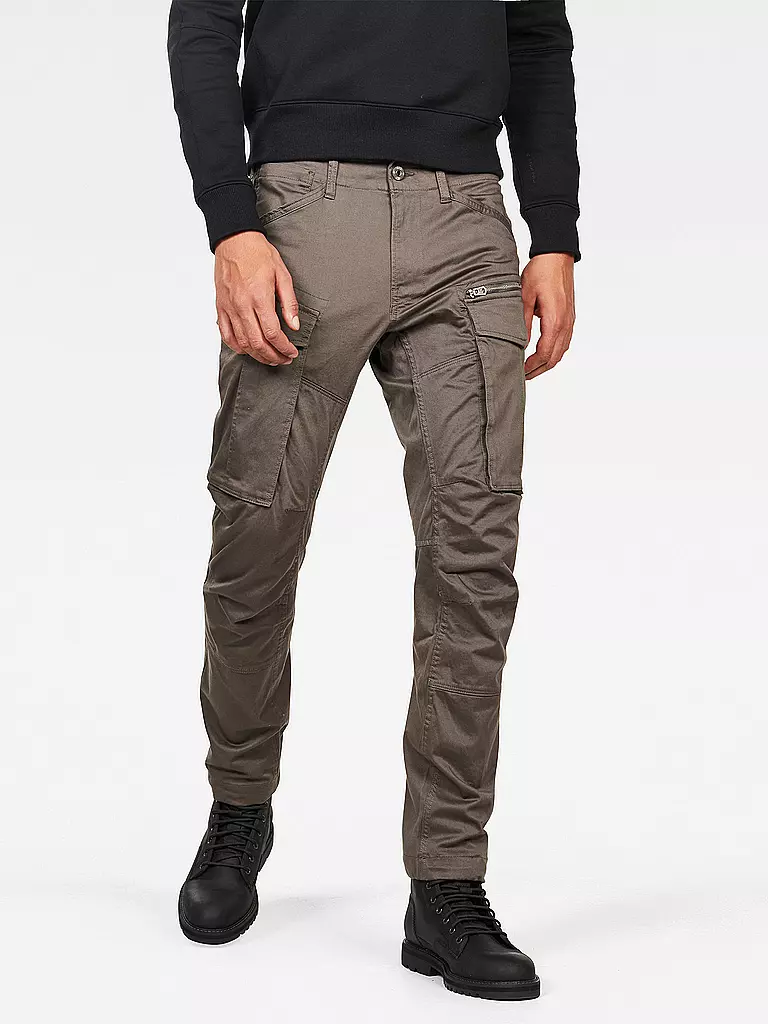 G-STAR RAW Cargohose Tapered Fit ROVIC 3D grau