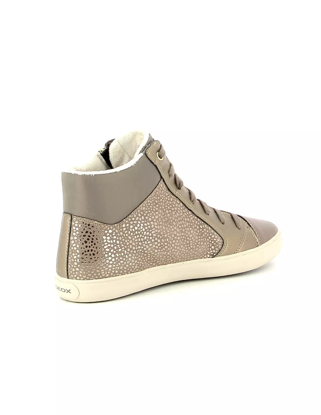 GEOX GISLI GIRL - Baskets Smokegreylightgold