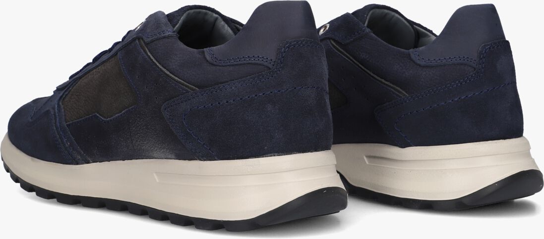 donkerblauwe stefano lauran lage sneakers star 005