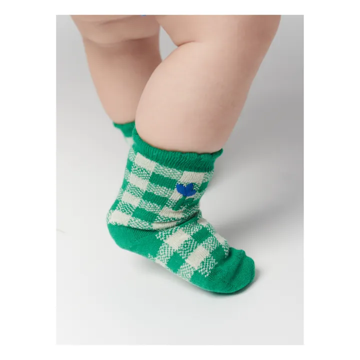 Bobo Choses Chaussettes Vichy | Vert