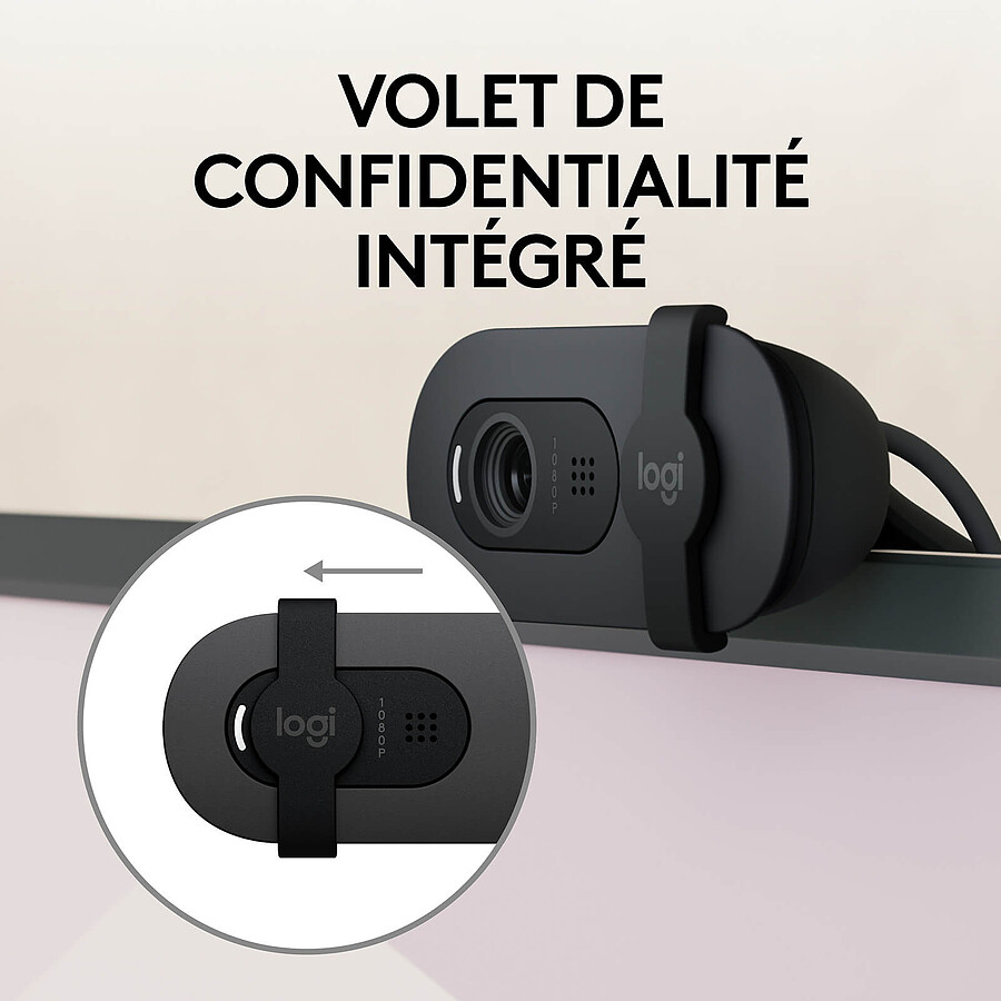 Logitech Brio 100 - Rose