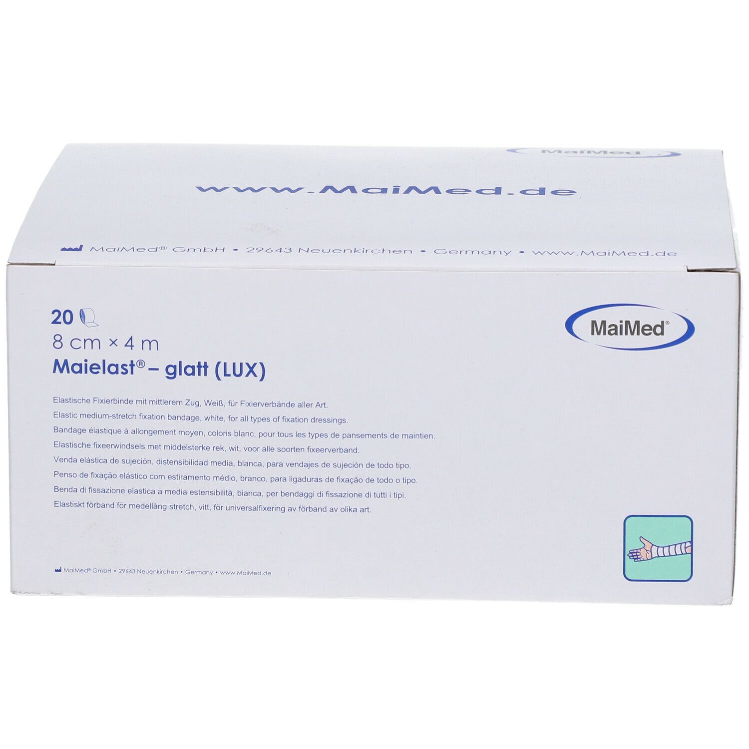 MaiMed® 8 cm x 4 m glatt