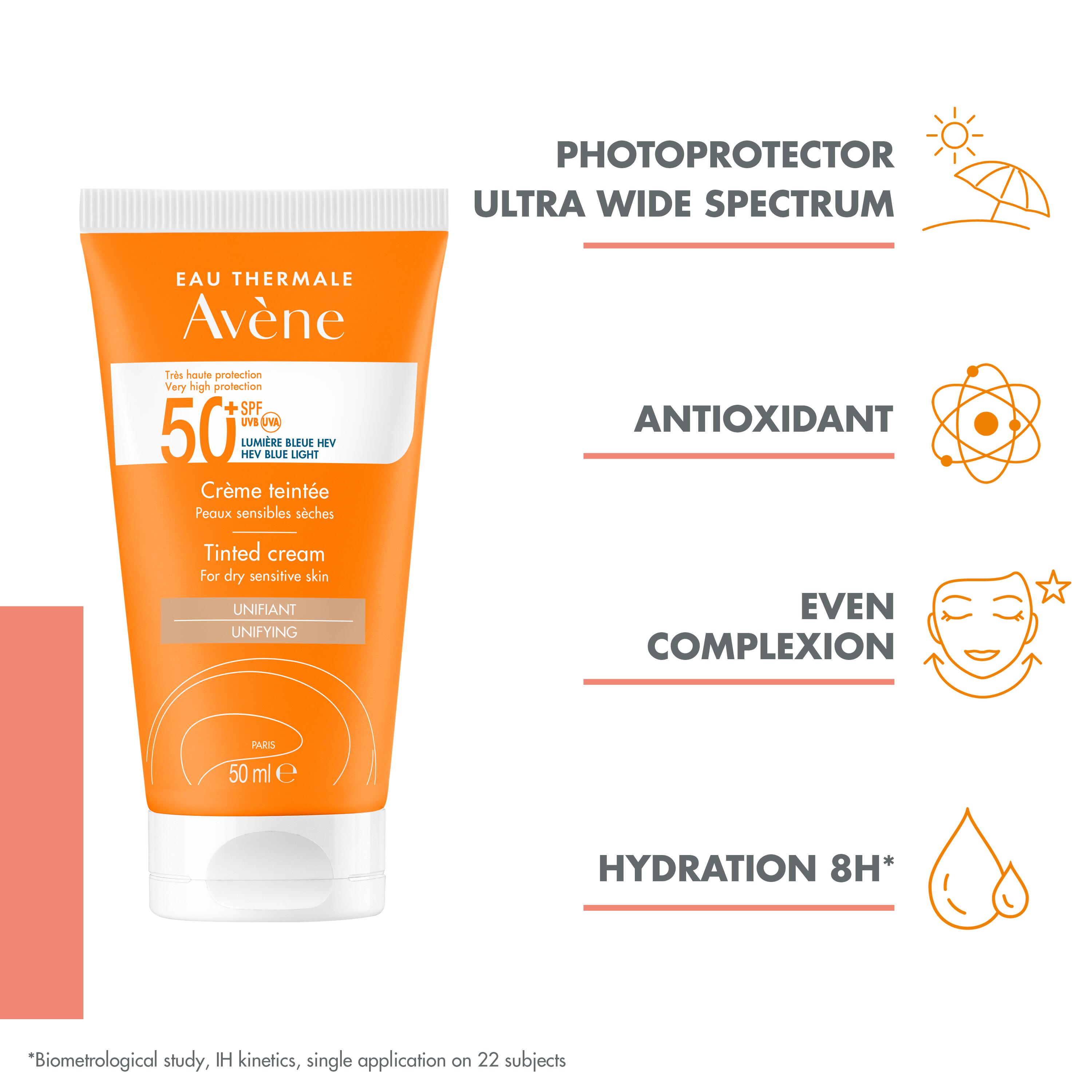 AVENE Sonnencreme Creme getönt SPF50  Tb 50 ml