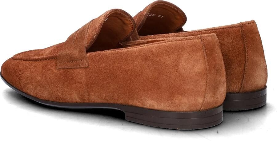 Nelson suède loafers cognac