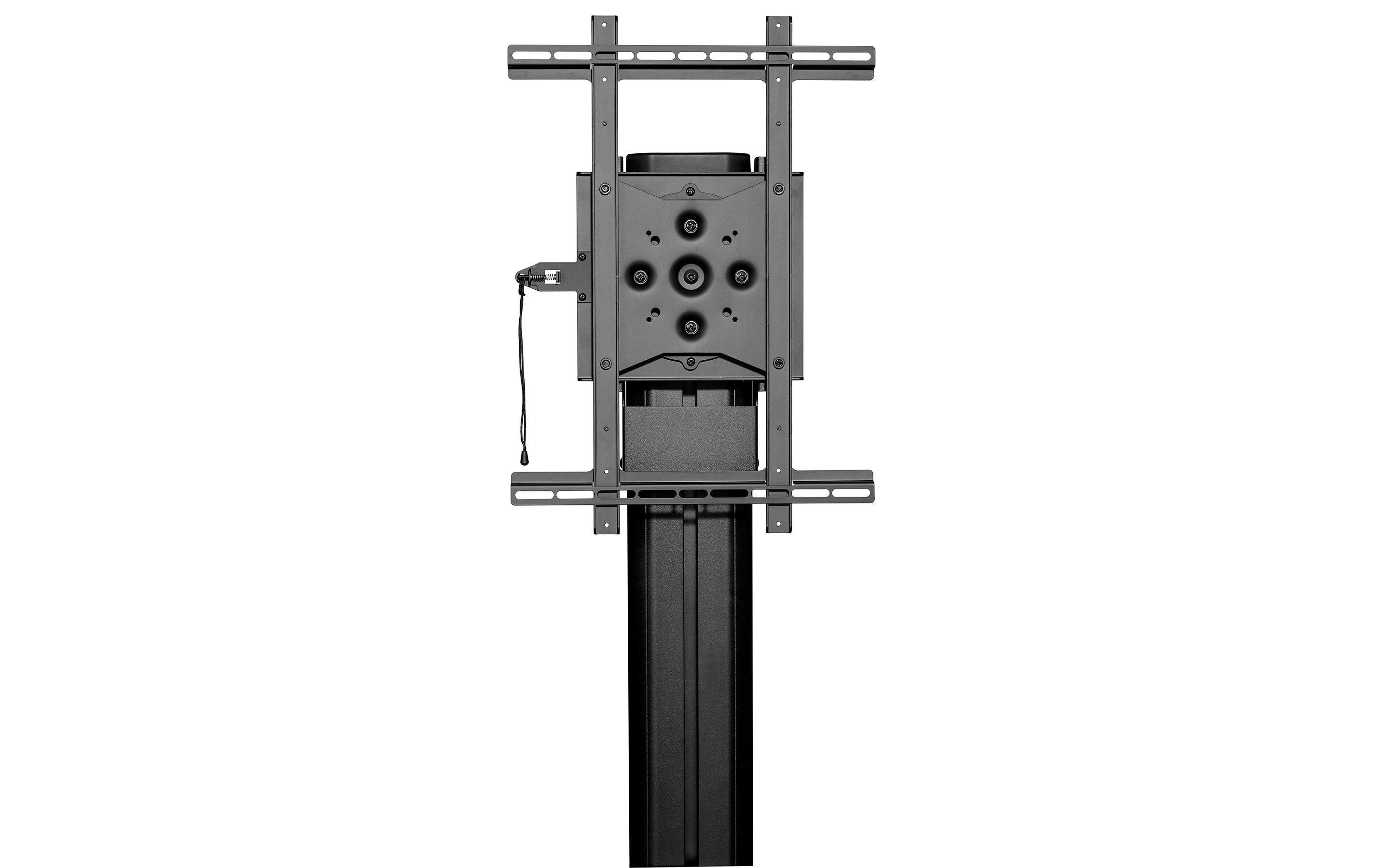 Adapterplatte RMI2C Dreh-Adapter für Ständer/Trolleys<br>Drehbares Halterungs-Interface für Rollwagen und Ständer für die einfache Drehung der Displays vom Quer- ins Hochformat