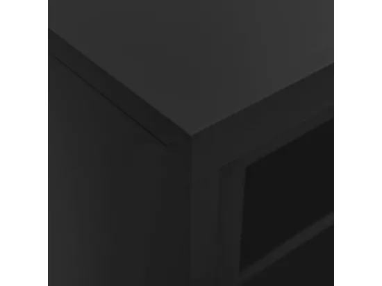 Armoire à portes coulissantes Anthracite 90x40x90 cm Acier