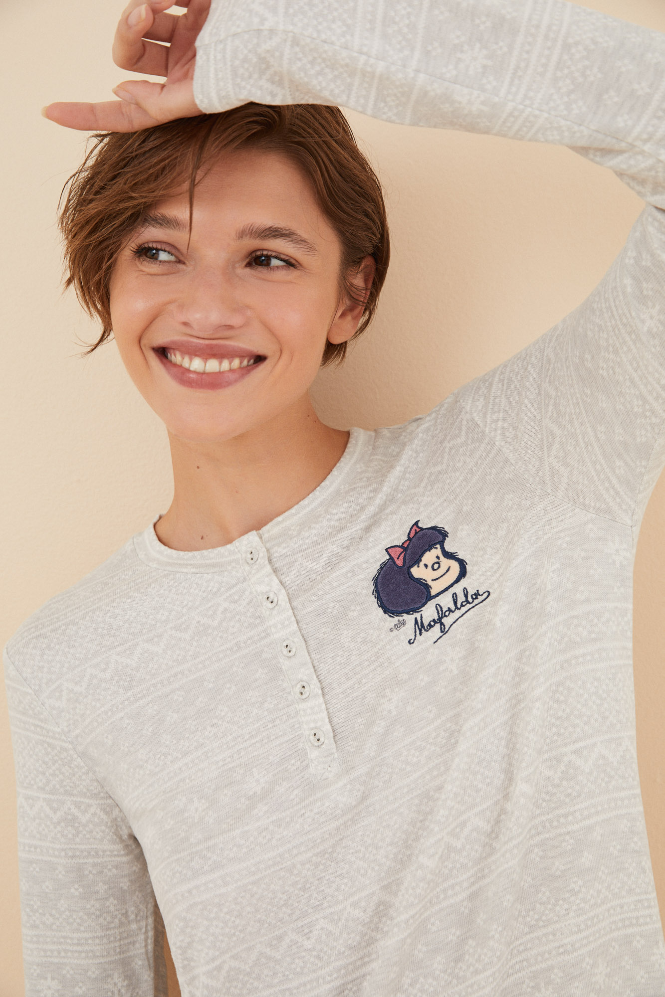 Camisola de mangas compridas Mafalda