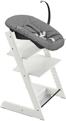 Stokke Tripp Trapp Matstol inkl. Newborn Set, White/Antracite