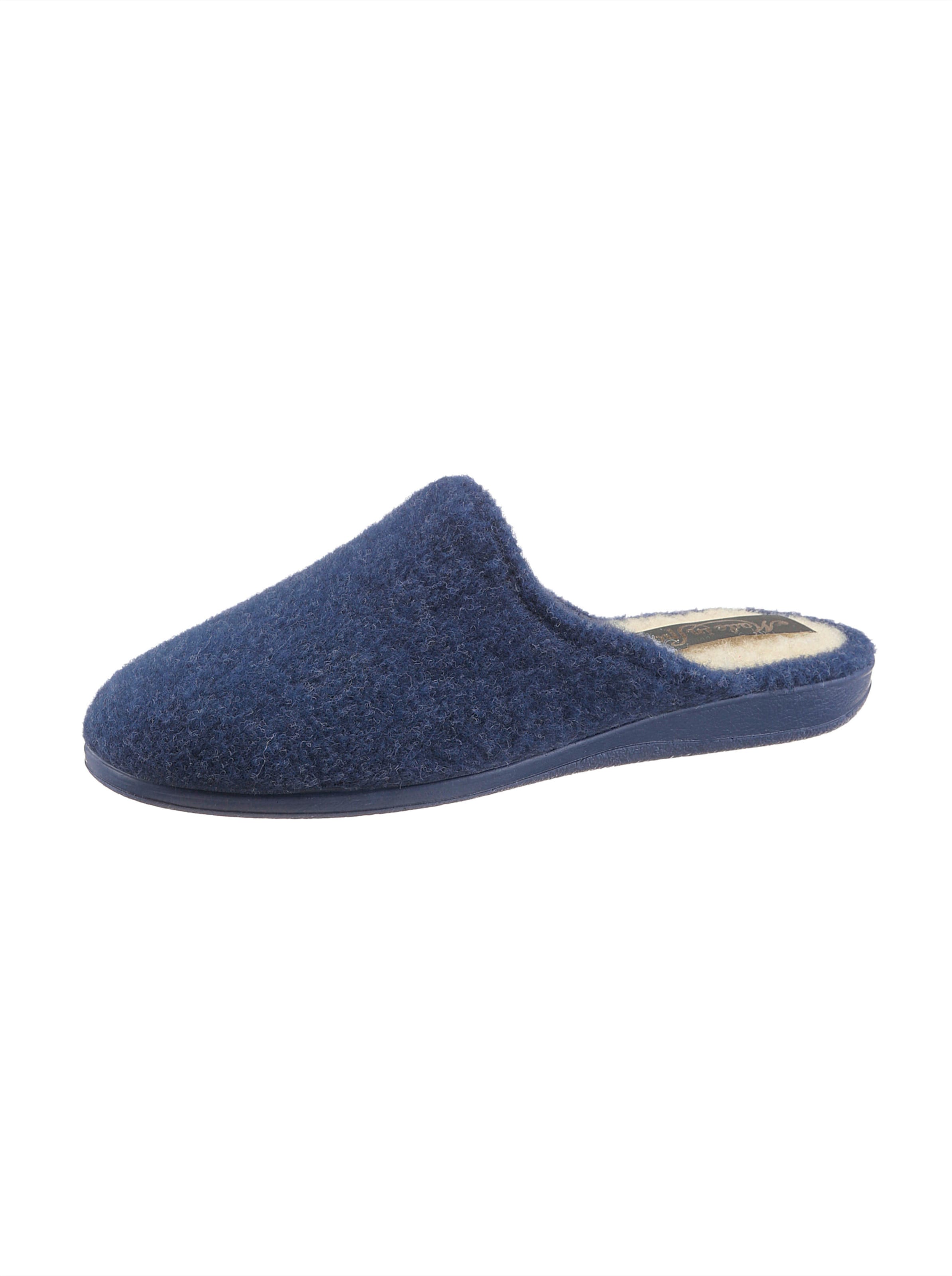 Pantoffel in blau