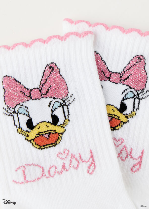 Meias curtas estampadas