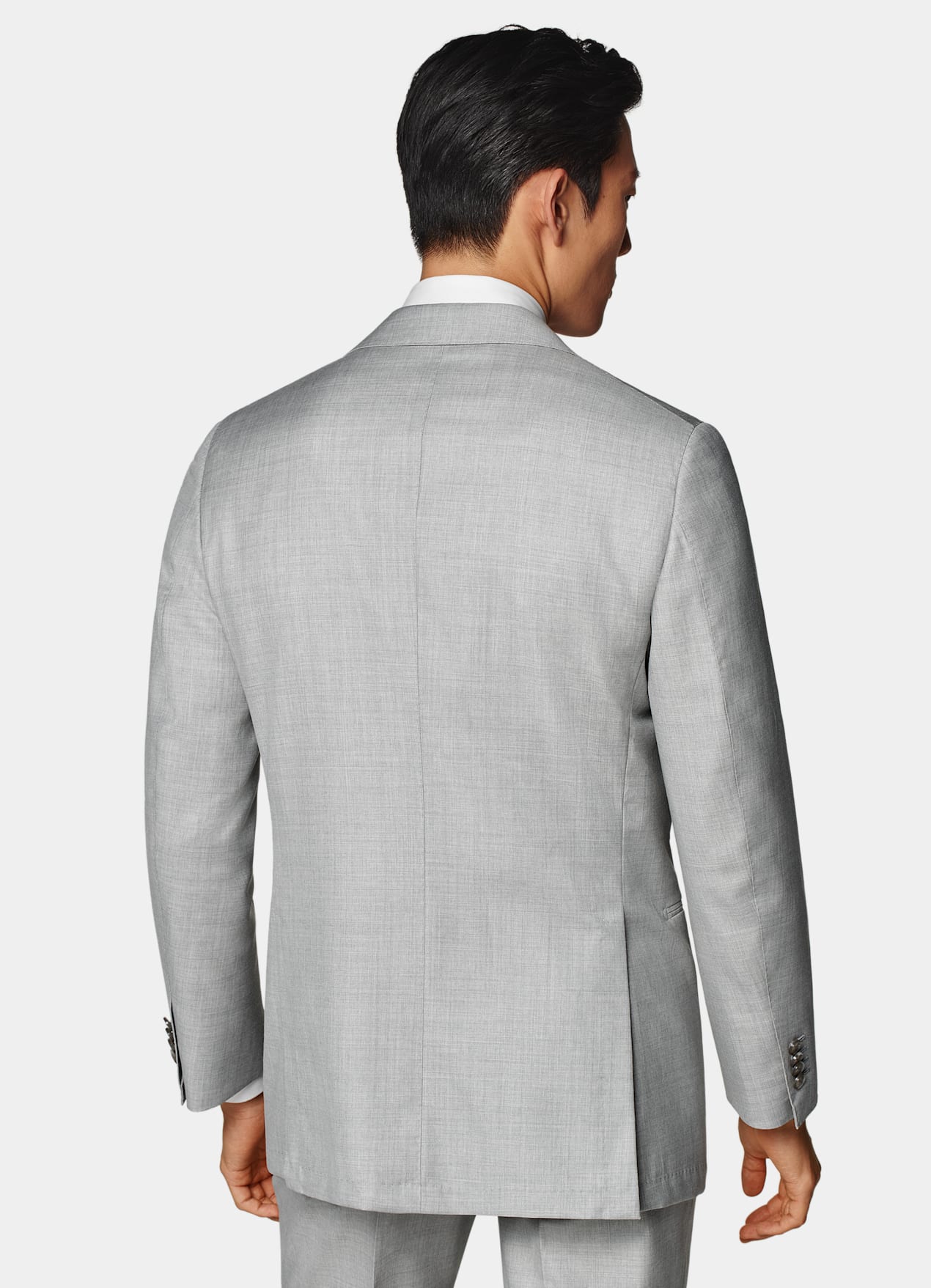 Costume Havana coupe Tailored gris clair