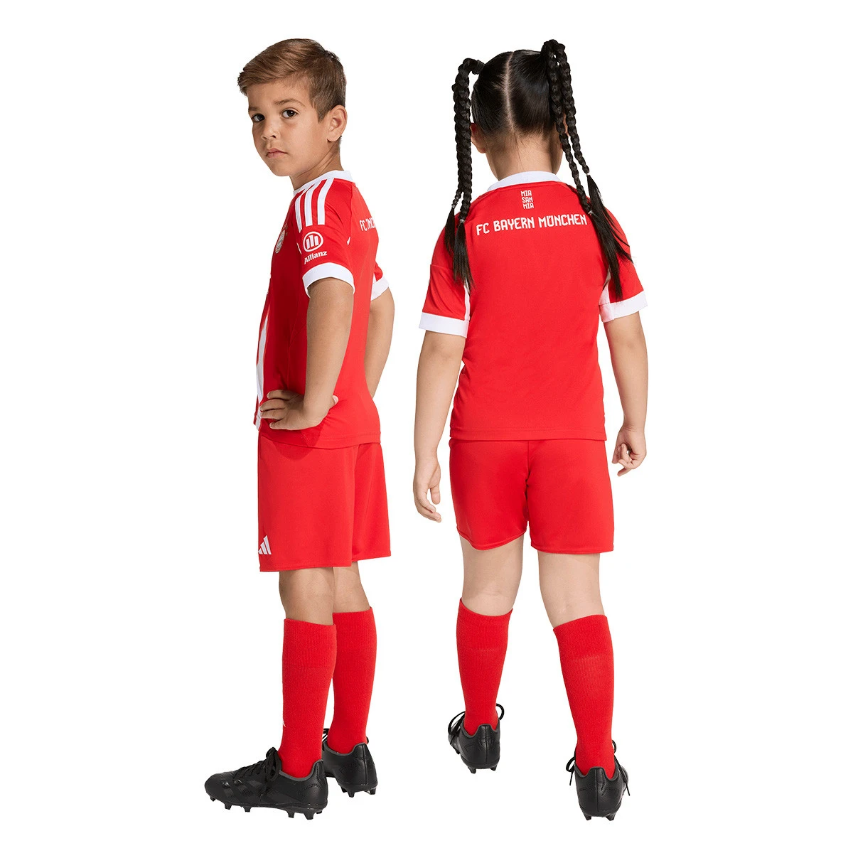 Conjunto adidas FC Bayern Primeiro Equipamento 2025-2026 Criança