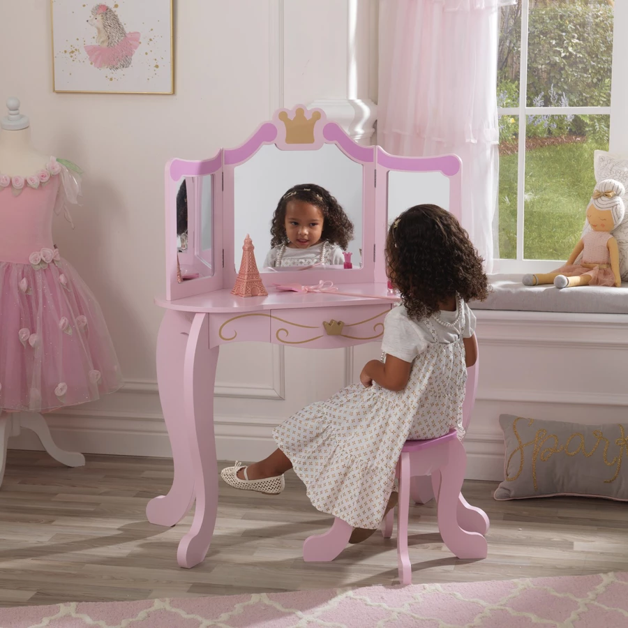 KidKraft® Prinzessinnenfrisiertisch mit Stuhl