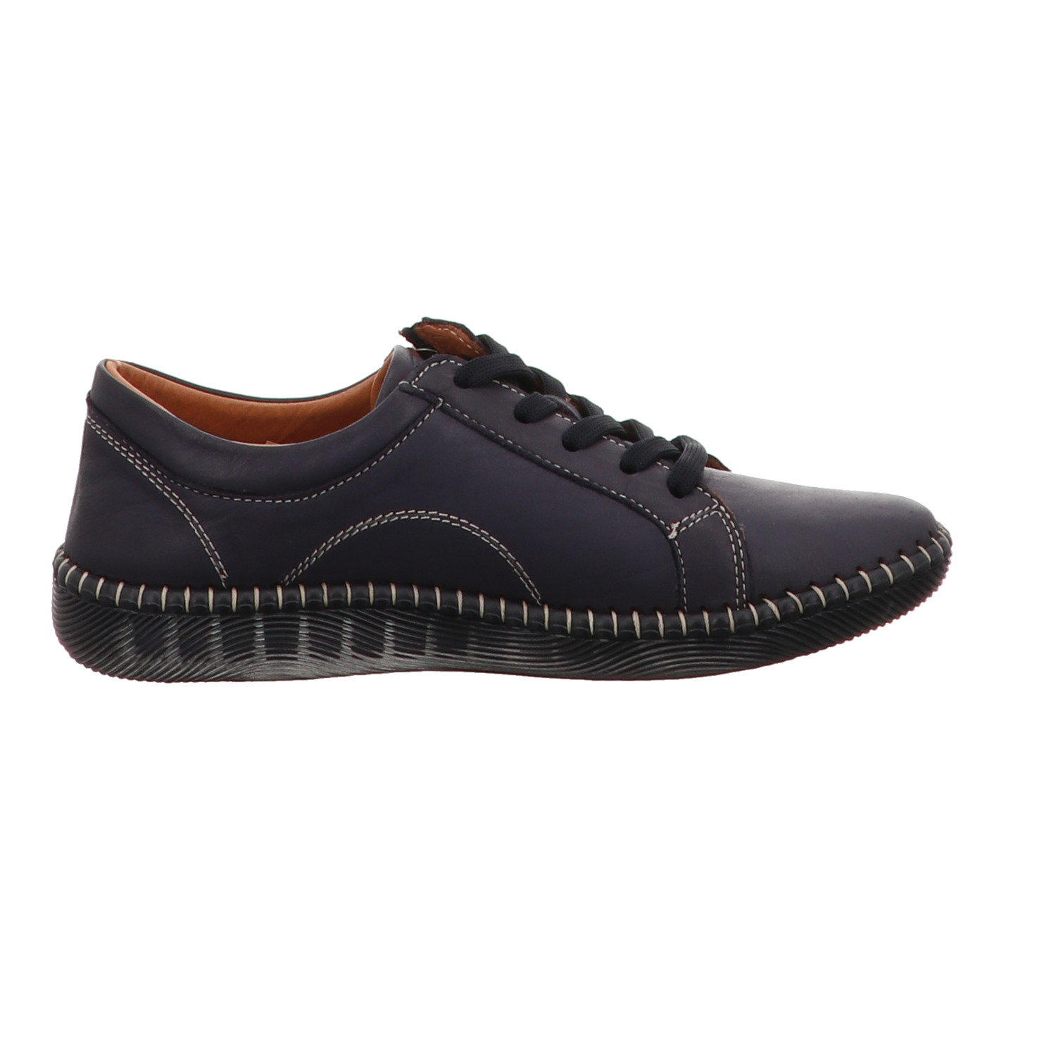 Manitu Schnürhalbschuh blau blau