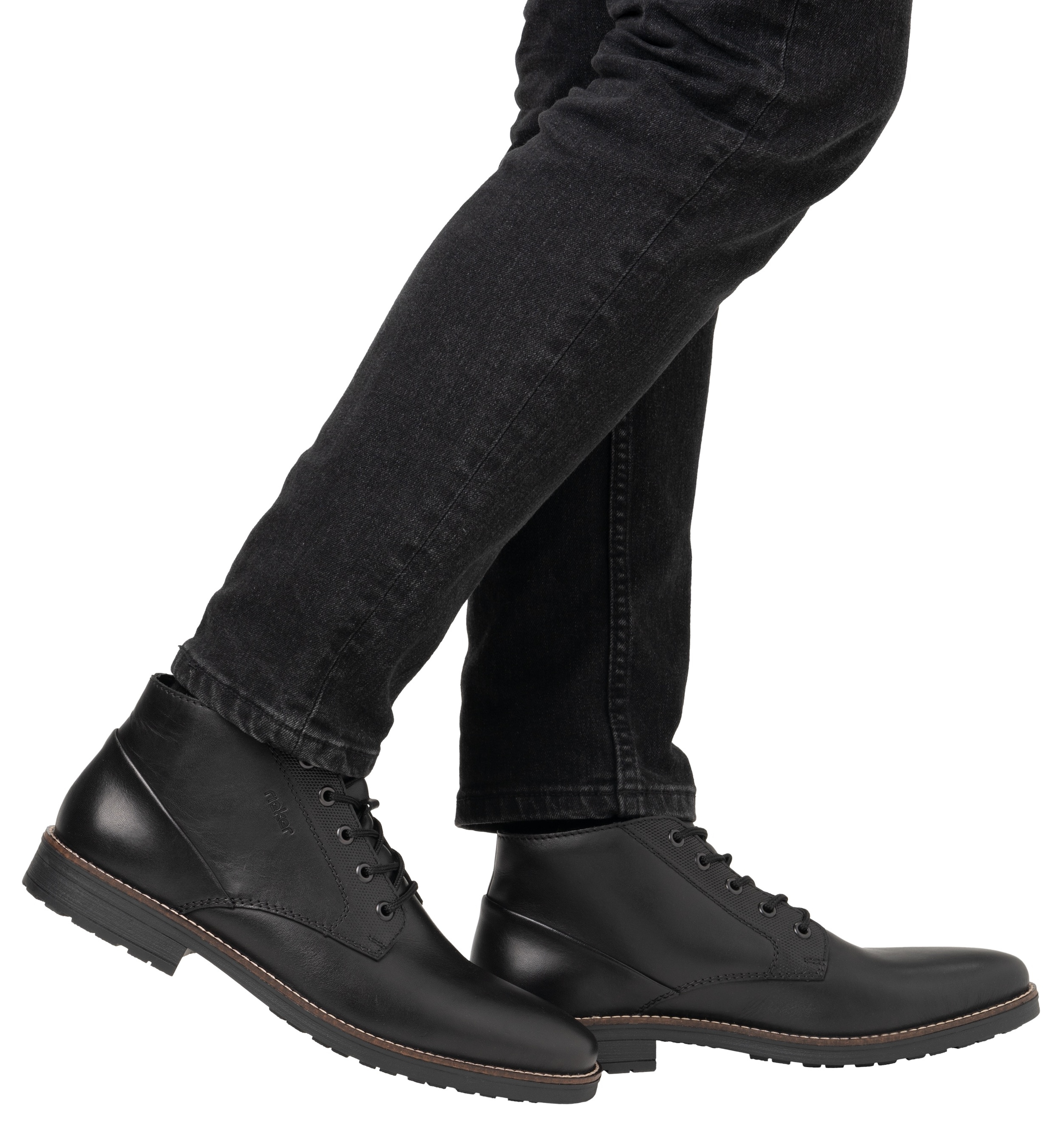 Rieker Schnürstiefelette  , Schnürboots, Business-Schnürer, Stiefelette mit weicher Decksohle