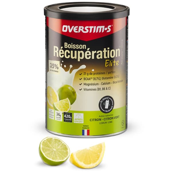 Boissons énergétiques OVERSTIMS BOISSON DE RECUPERATION 420G CITRON CITRON VERT