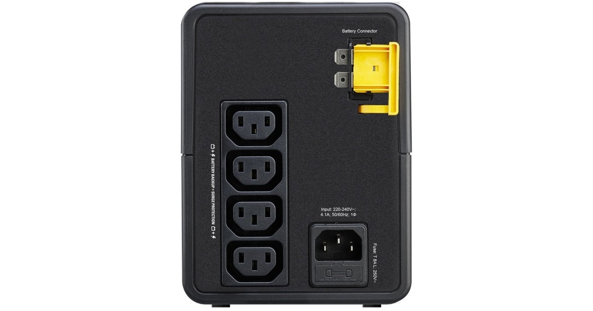 APCEasy-UPS BVX 900VA, 230V, AVR ups  (Zwart, 4x C13, BVX900LI)