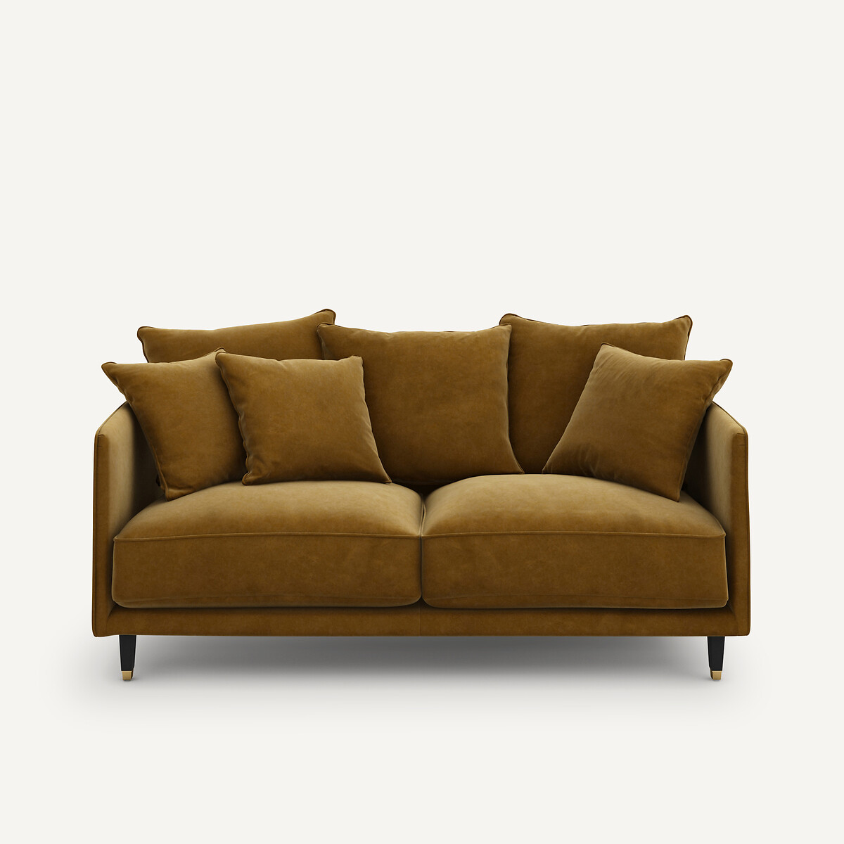 AM.PM<br>Sofá compacto, veludo, Lazare
