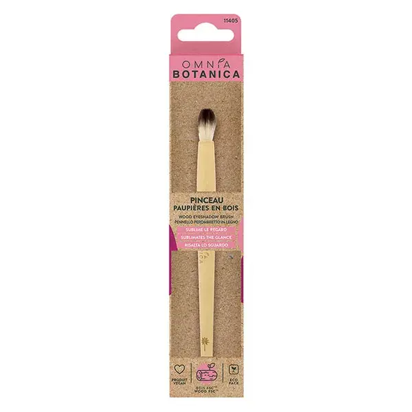 Pincel delineador para maquiagem Omnia Botanica