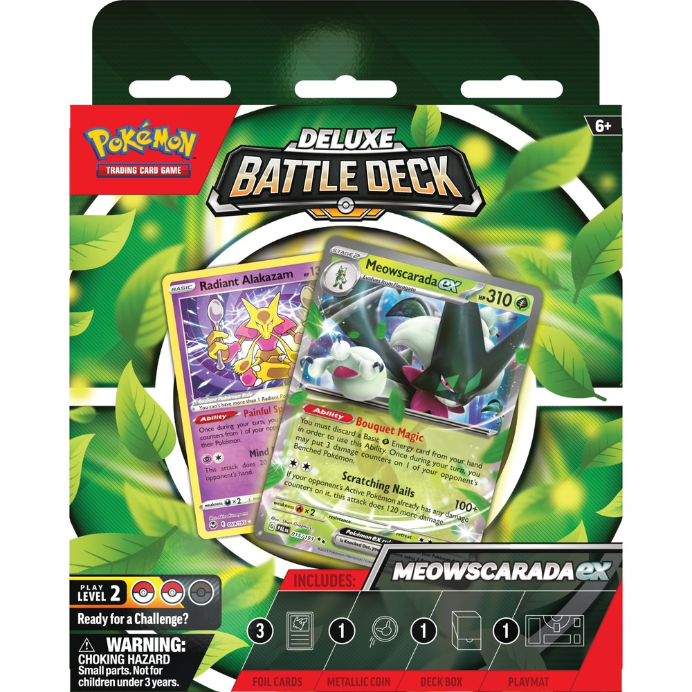 Pokémon-Sammelkartenspiel: Deluxe-Kampfdeck Quaquaval Ex/Meowscarada Ex