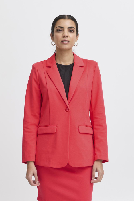 Ichi roze dames blazer