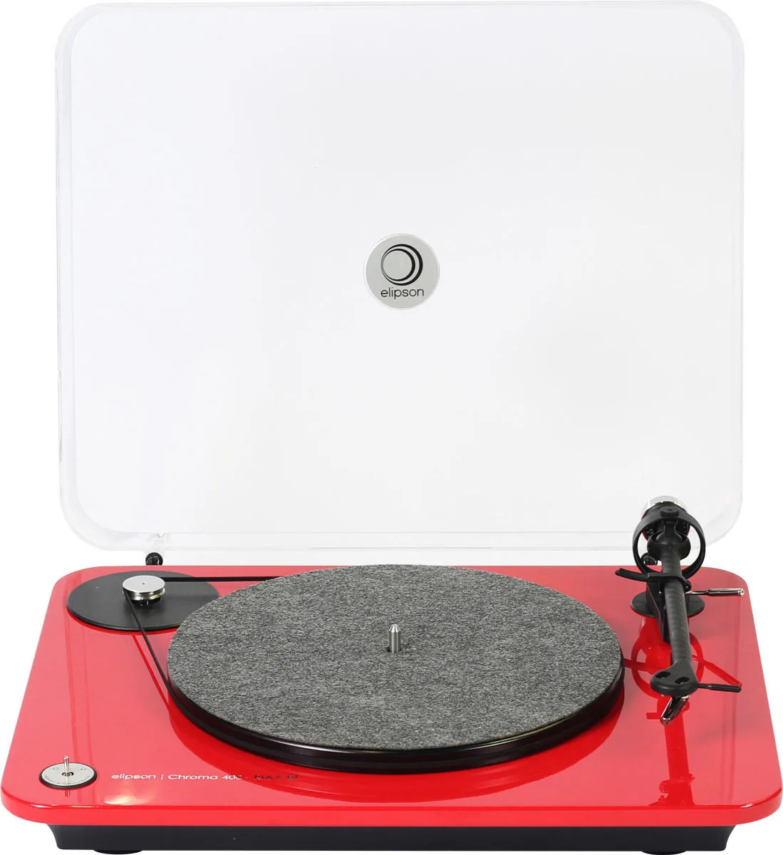 Elipson Chroma 400 RIAA BT Rouge laqué Platines vinyle hi-fi
