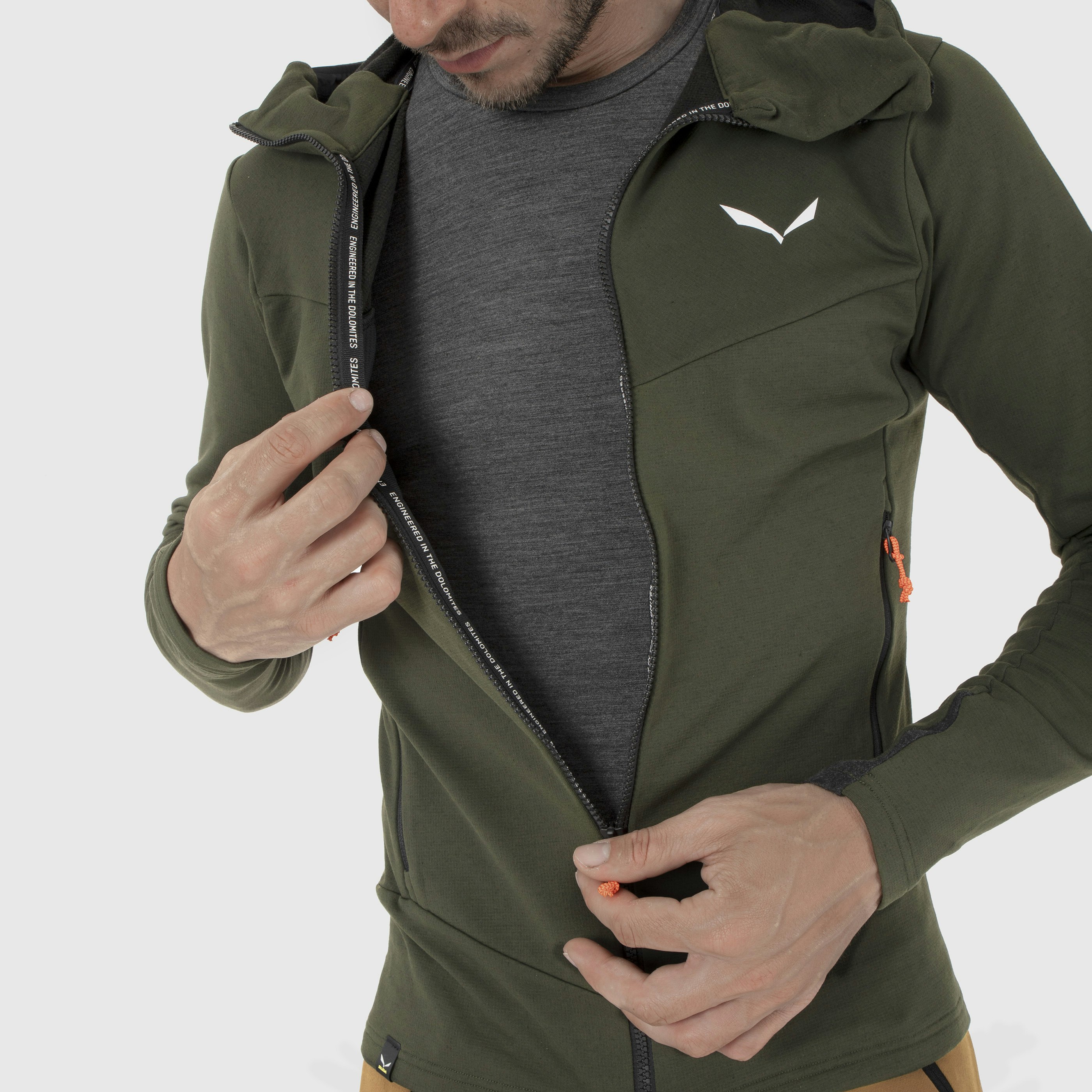 Sella Merino Kapuzenjacke Herren