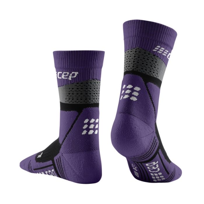 CEP Dame Strømper Max Cushion Hiking Socks Mid-Cut Lilla