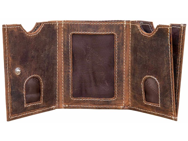 Alpenleder Portemonnaie Pocket Old Havanna Herren Geldbeutel