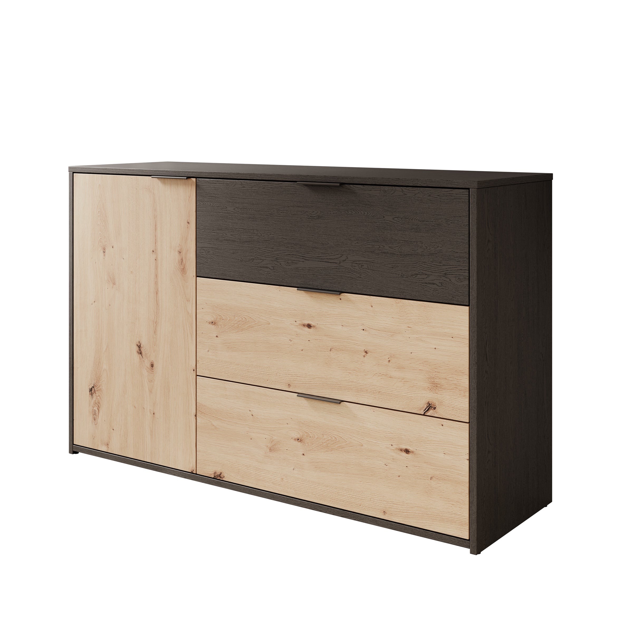 Augustus - Dressoir - Eiken - 125x40x80 cm