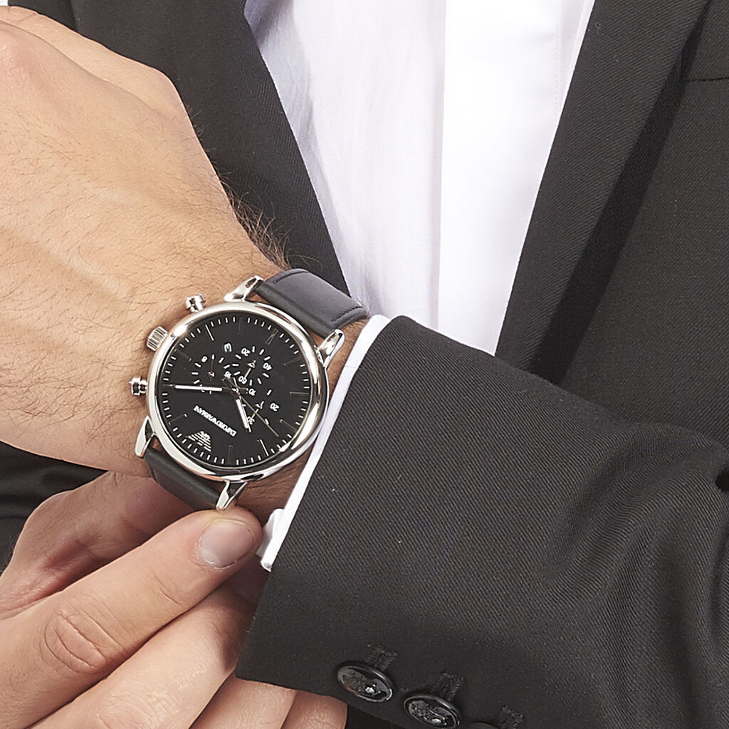 Montre Emporio Armani Noir