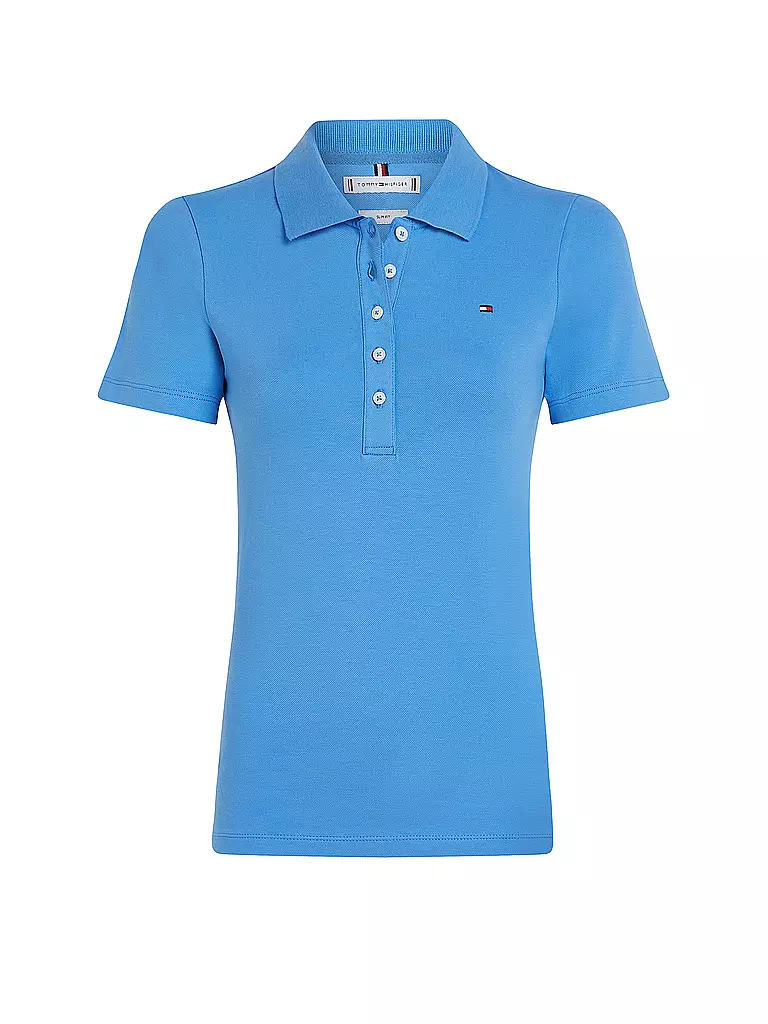 TOMMY HILFIGER Poloshirt Slim Fit blau
