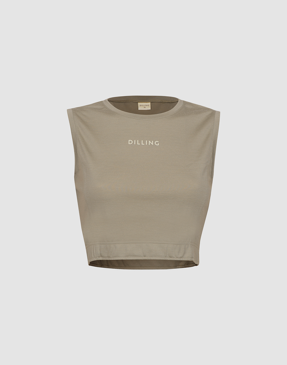 Korte tanktop van merinowol voor dames