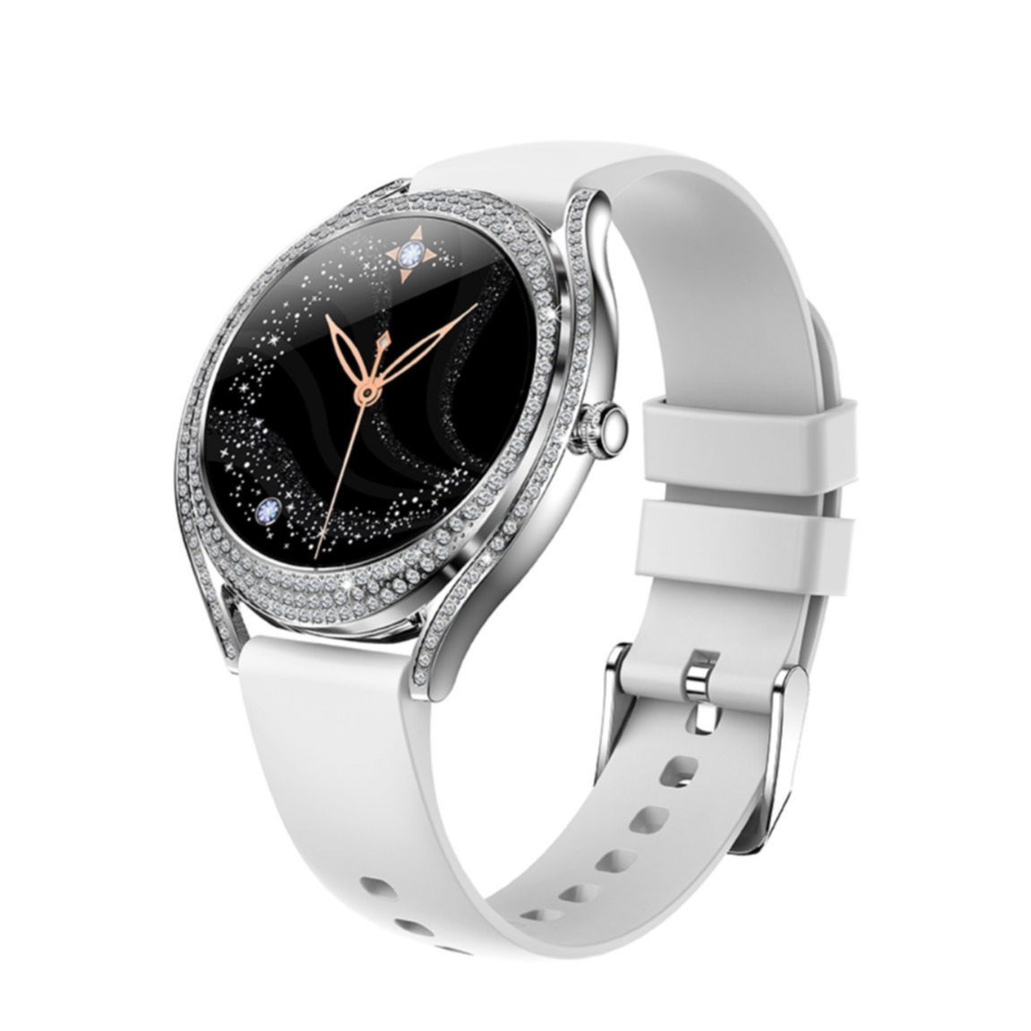 Smart Watch Fitness Tracker für Frauen mit Strasssteinen 1.28