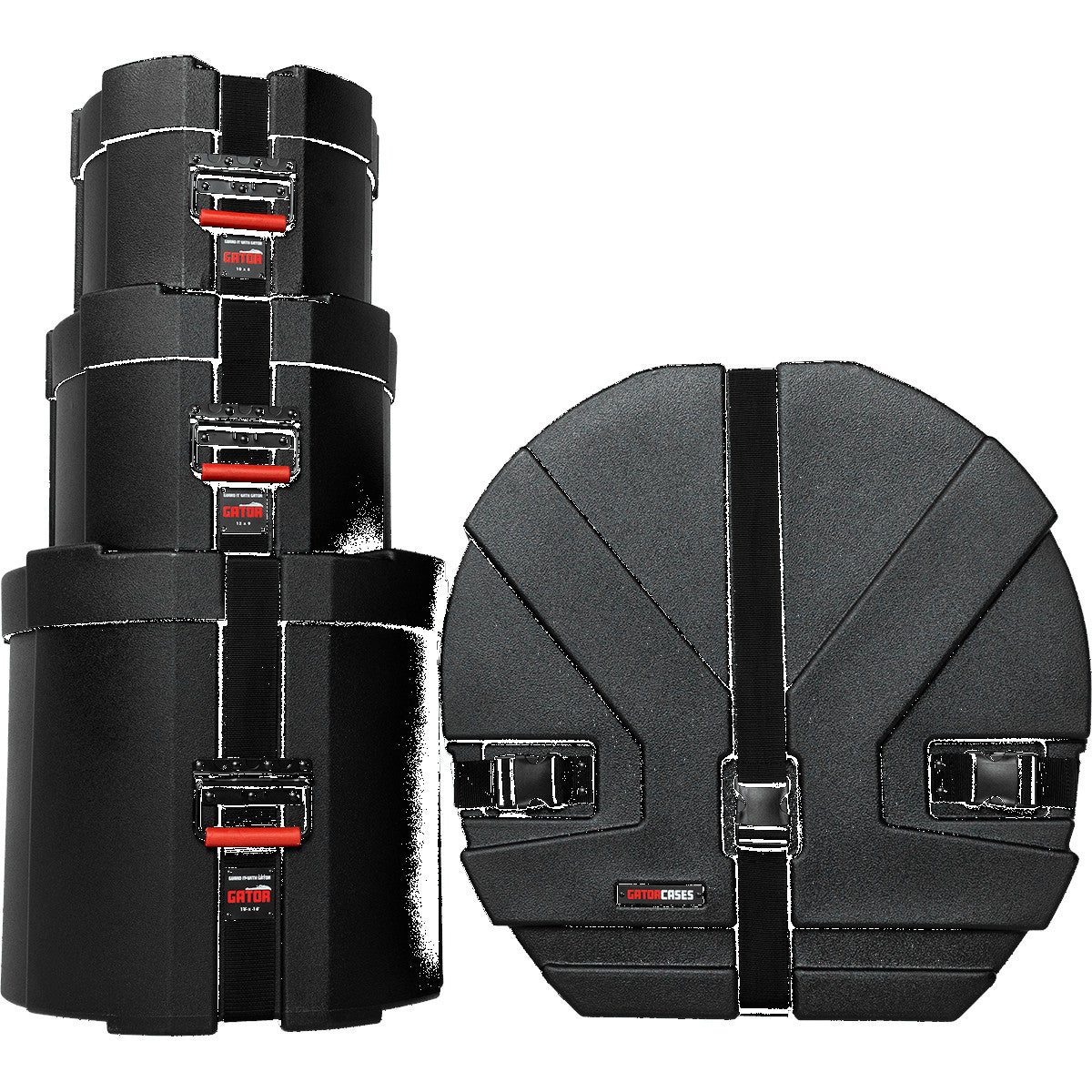 Gator Cases GPCROCKPACK Grooves Rock set koffers voor drumstel