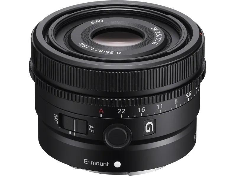Sony SEL50F25G - Objektiv - 50 mm - f/2.5 G - Sony E-mount - for Cinema Line; a VLOGCAM; a1; a1 II; a6700; a7 IV; a7C; a7C II; a7CR; a7R V; a7s III; a9 III