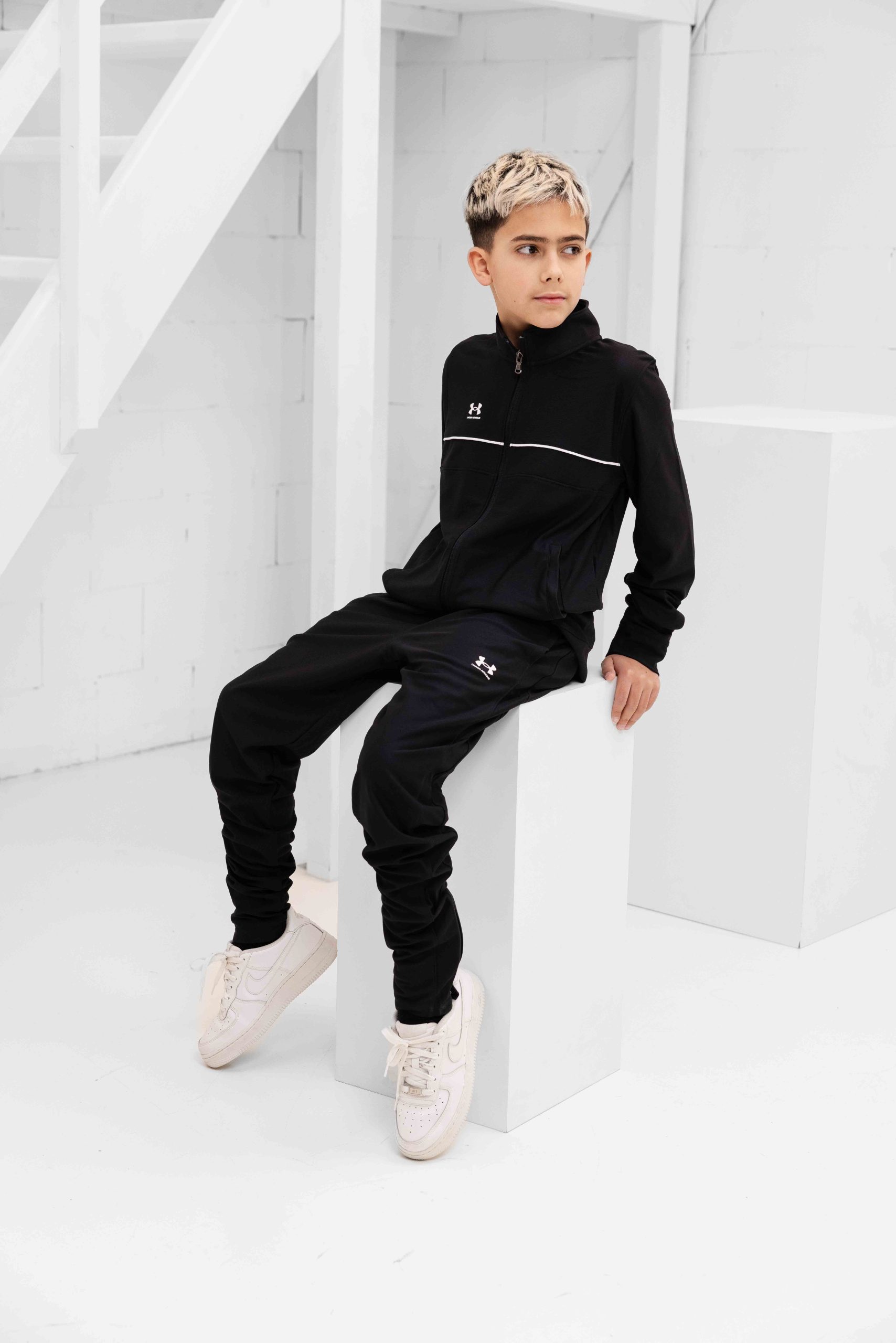 Under Armour Challenger Trainingspak Kids Zwart