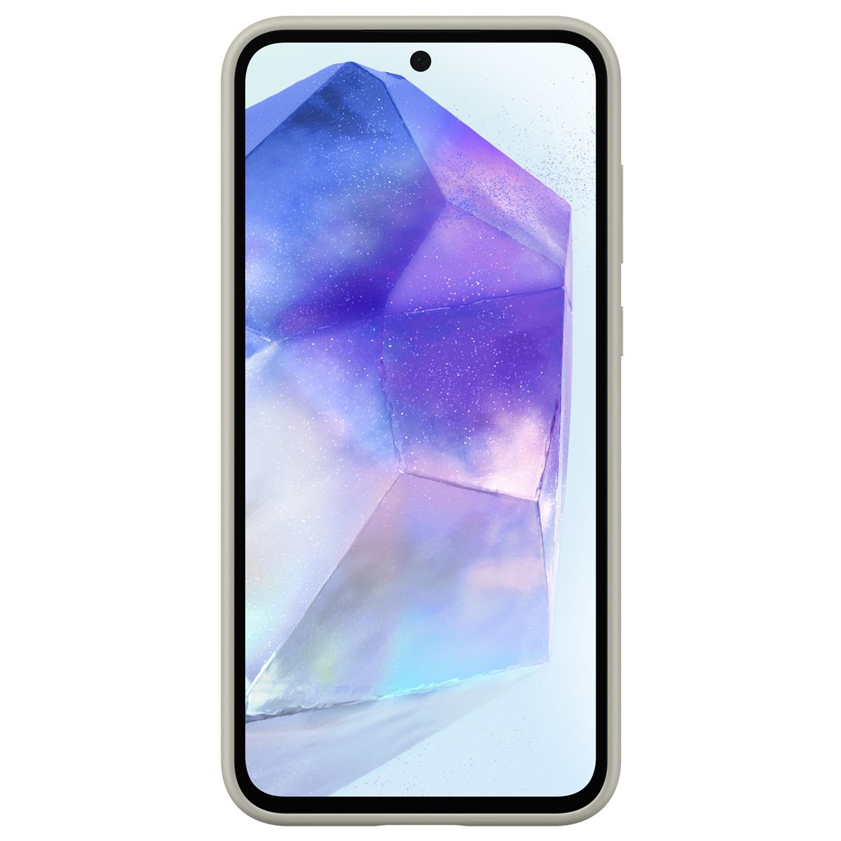 Galaxy A55 Silikon Grip Cover Hülle (EF-GA556TJEGWW) - Taupe (Beige)