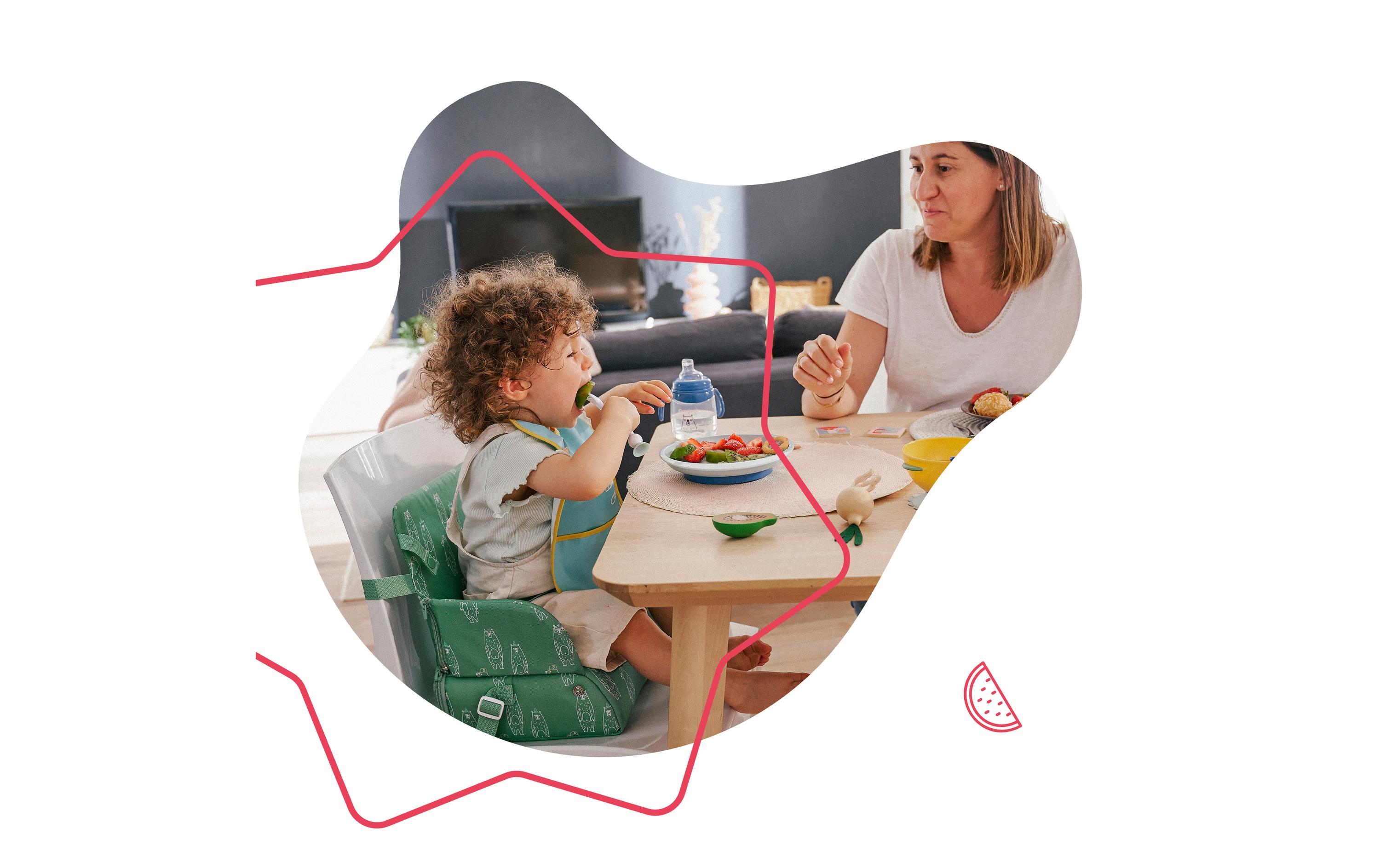 Sitzerhöhung für unterwegs Bears Mint2-in-1 Sitzerhöhung für unterwegs