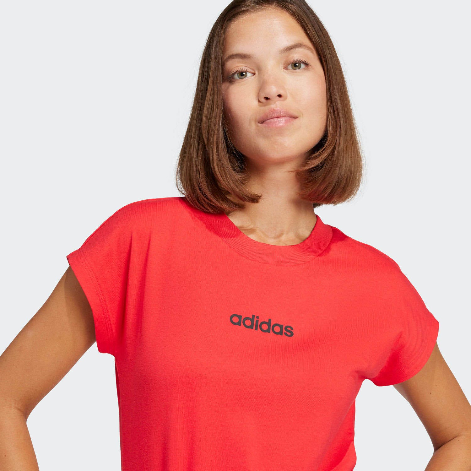 adidas  Essentials Linear Cotton T-shirt
