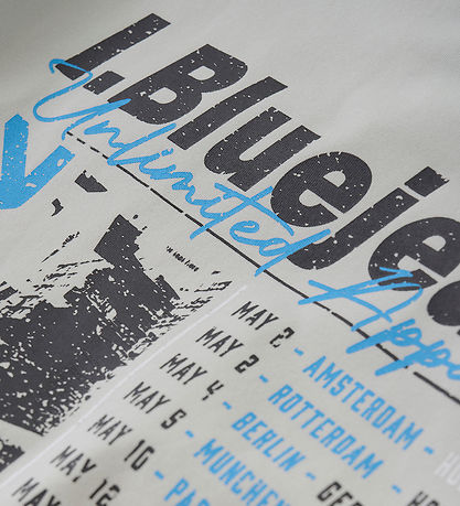 Indianer Blue Jeans T-Shirt - Dawn Blue m. Print