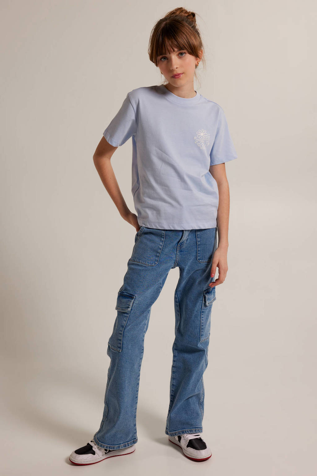 America Today T-shirt met backprint