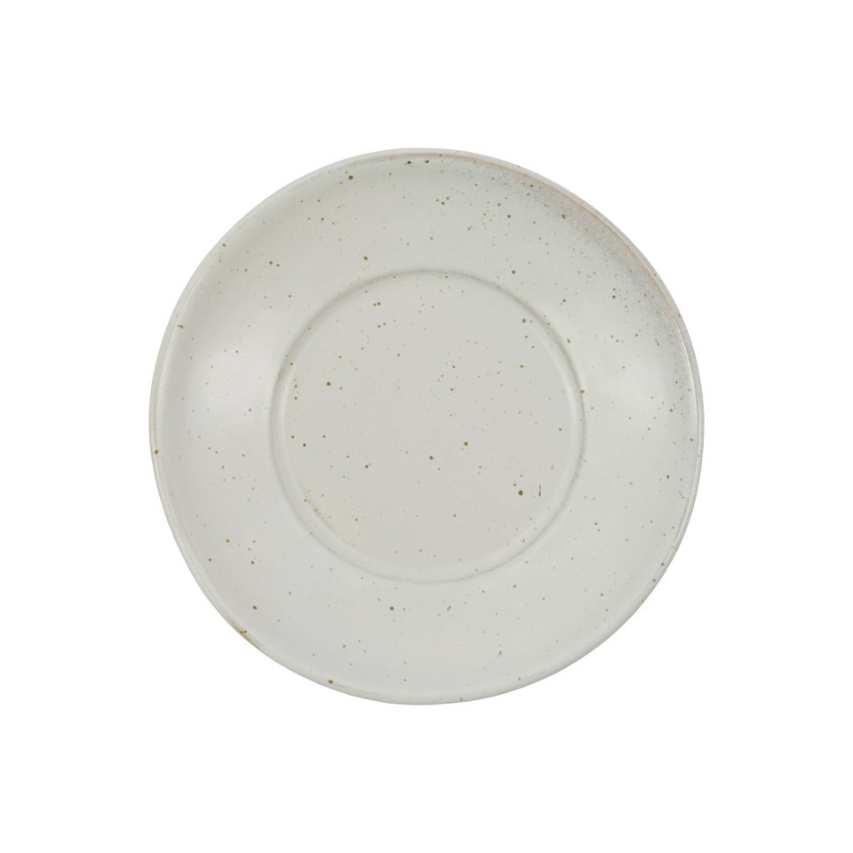 House Doctor - Kop m. underkop, HDPion - Grå/Hvid - h: 6.5 cm, dia: 7 cm, dia: 13 cm